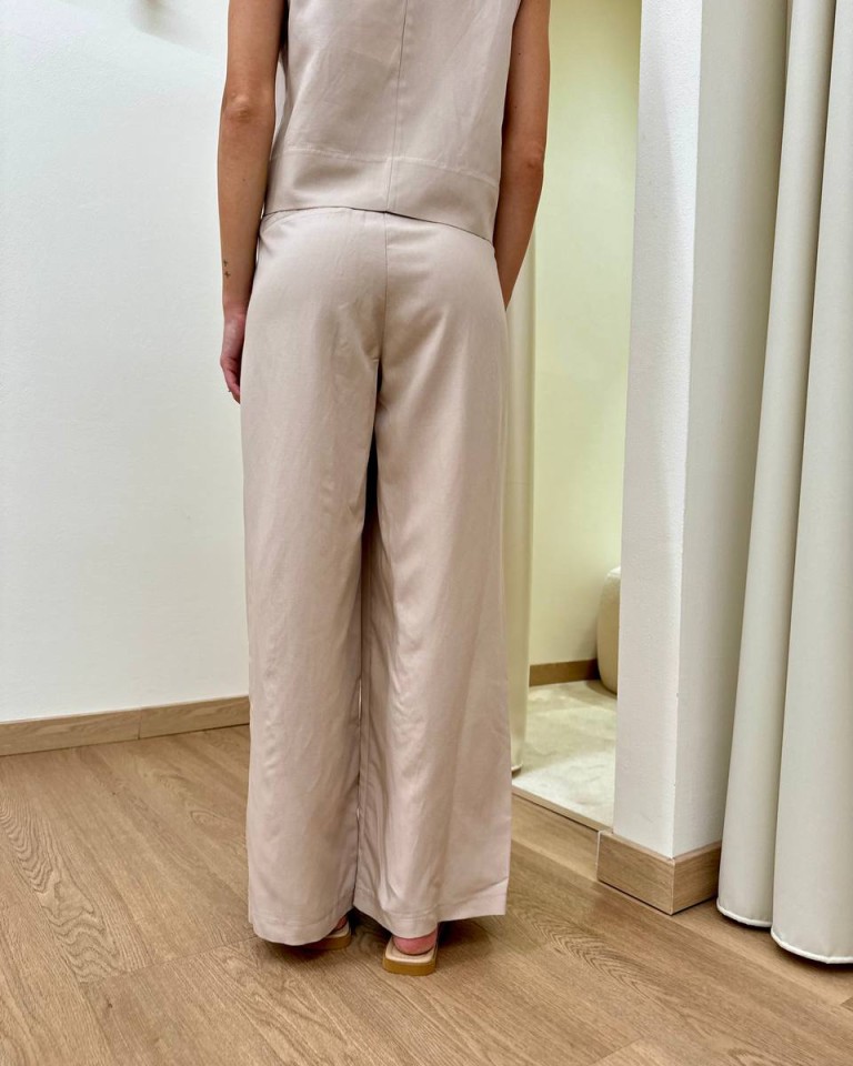Completo misto lino beige Tensione In Shop Online Completo misto lino beige Tensione In