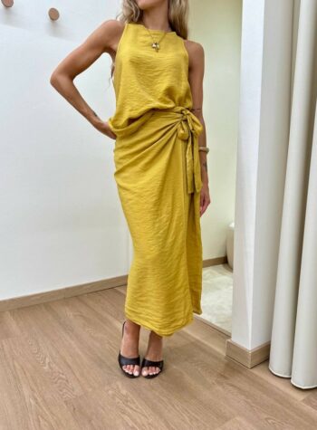 Top vogatore senape Tensione In Shop Online Top vogatore senape Tensione In