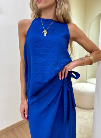Top vogatore blu Tensione In Shop Online Top vogatore blu Tensione In