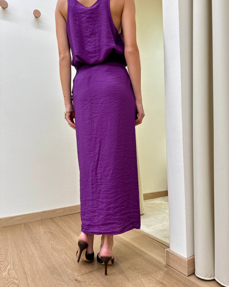 Gonna pareo midi viola Tensione In Shop Online Gonna pareo midi viola Tensione In
