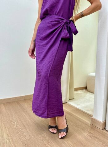 Shop Online Gonna pareo midi viola Tensione In
