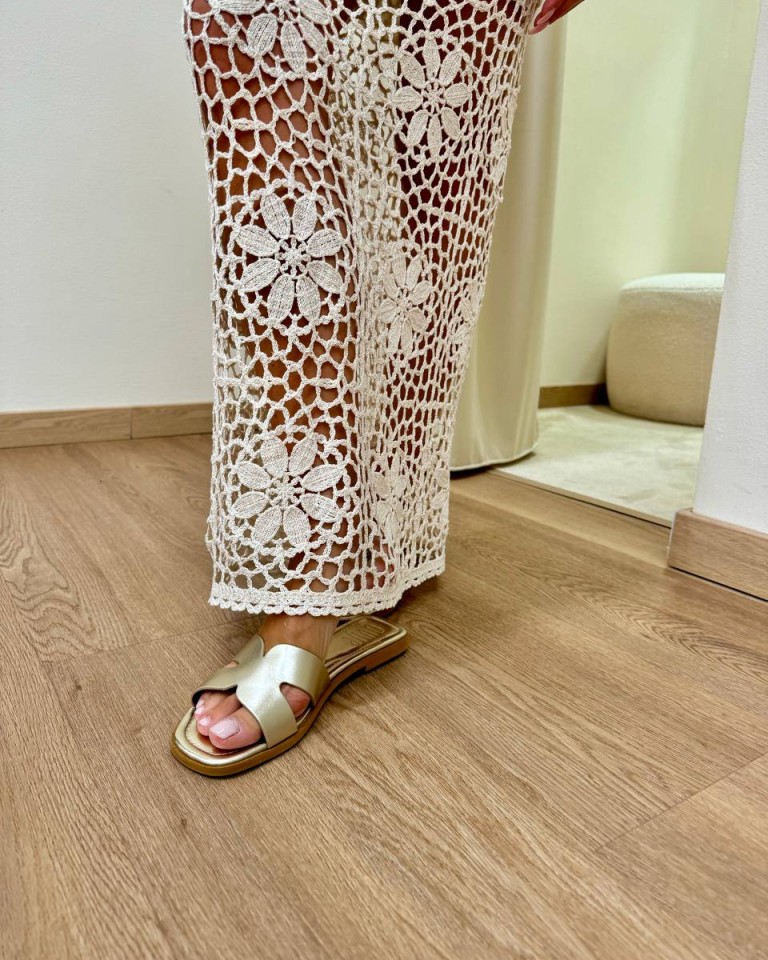 Gonna midi pizzo macramè avorio Tensione In Shop Online Gonna midi pizzo macramè avorio Tensione In