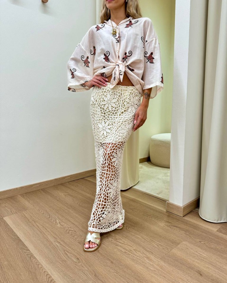 Camicia misto seta fantasia scimmie Tensione In Shop Online Camicia misto seta fantasia scimmie Tensione In