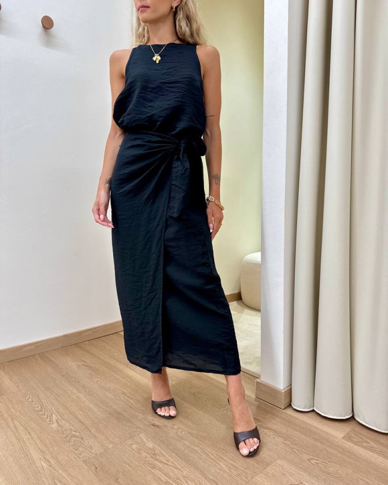 Top vogatore nero Tensione In Shop Online Top vogatore nero Tensione In