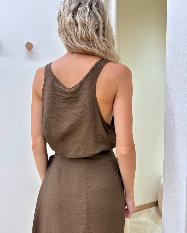 Top vogatore moro Tensione In Shop Online Top vogatore moro Tensione In