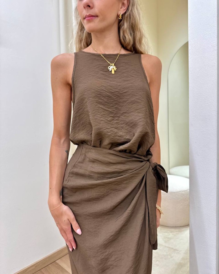 Top vogatore moro Tensione In Shop Online Top vogatore moro Tensione In