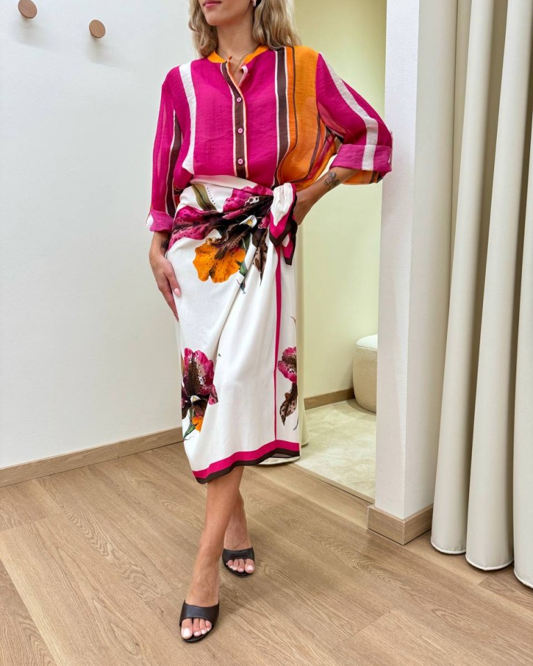 Gonna pareo lunga fiore moro e fucsia HaveOne Shop Online Gonna pareo lunga fiore moro e fucsia HaveOne