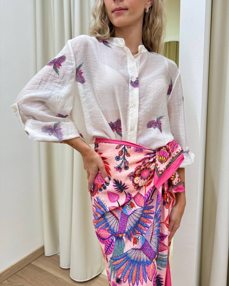Camicia ampia coreana burro fantasia Rio HaveOne Shop Online Camicia ampia coreana burro fantasia Rio HaveOne