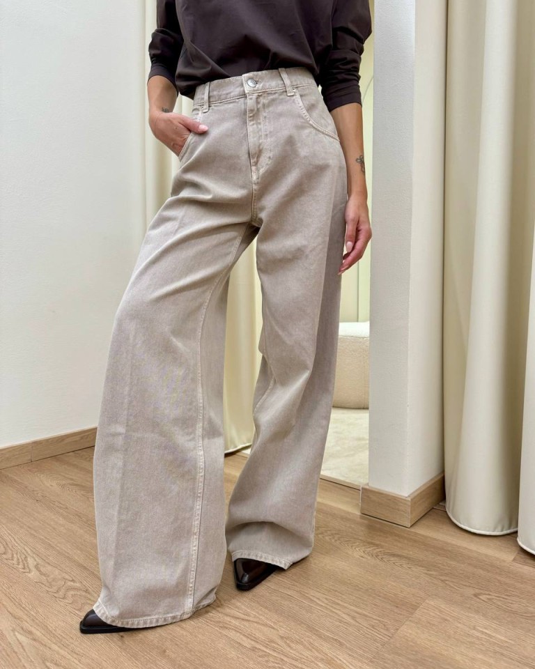 Jeans Mia baggy fit lavaggio sabbia Vicolo Shop Online Jeans Mia baggy fit lavaggio sabbia Vicolo