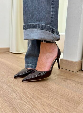 Shop Online Decolletè Briala con cinturino bordeaux Twentyfourhaitch