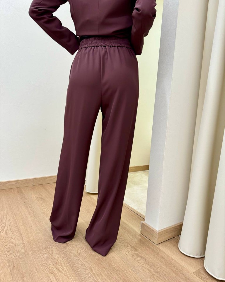 Completo morbido giacca e pantalone vino Kontatto Shop Online Completo morbido giacca e pantalone vino Kontatto
