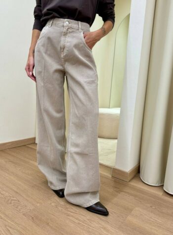 Shop Online Jeans Mia baggy fit lavaggio sabbia Vicolo