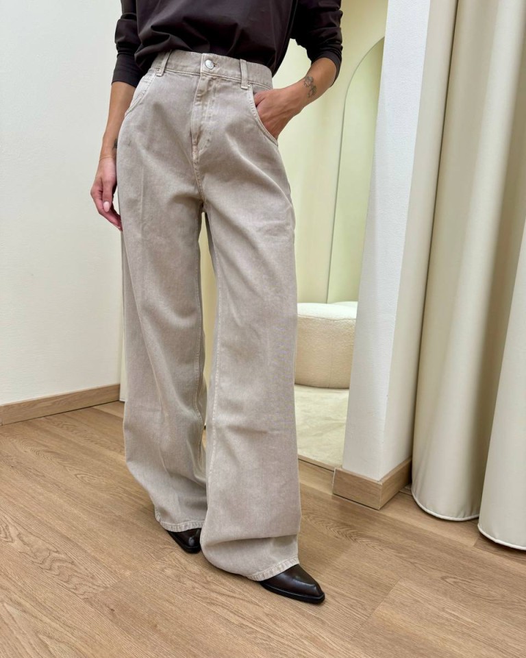 Jeans Mia baggy fit lavaggio sabbia Vicolo Shop Online Jeans Mia baggy fit lavaggio sabbia Vicolo