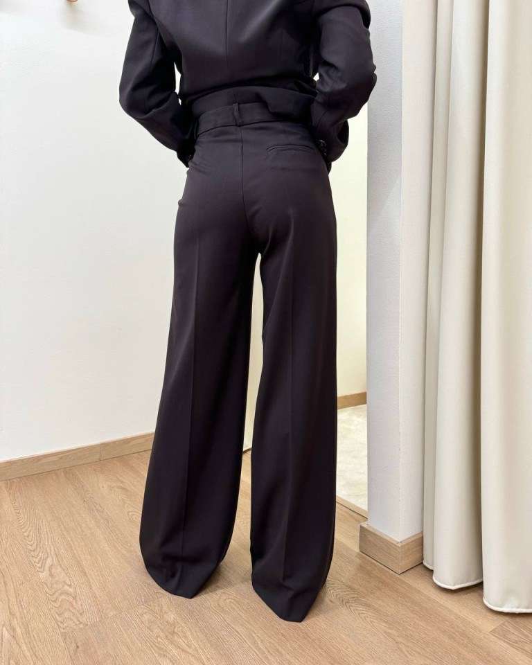Pantalone palazzo moro HaveOne Shop Online Pantalone palazzo moro HaveOne