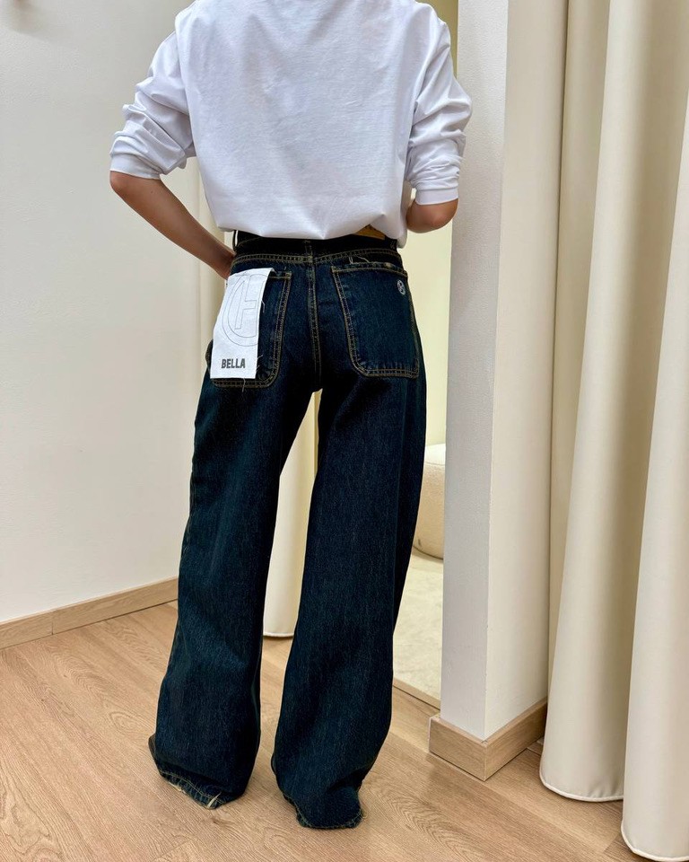 Jeans Bella blu scuro lavaggio thè HaveOne Shop Online Jeans Bella blu scuro lavaggio thè HaveOne