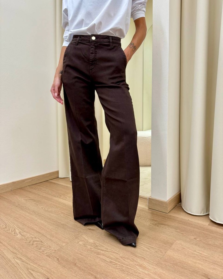Jeans Elena palazzo moro Vicolo Shop Online Jeans Elena palazzo moro Vicolo