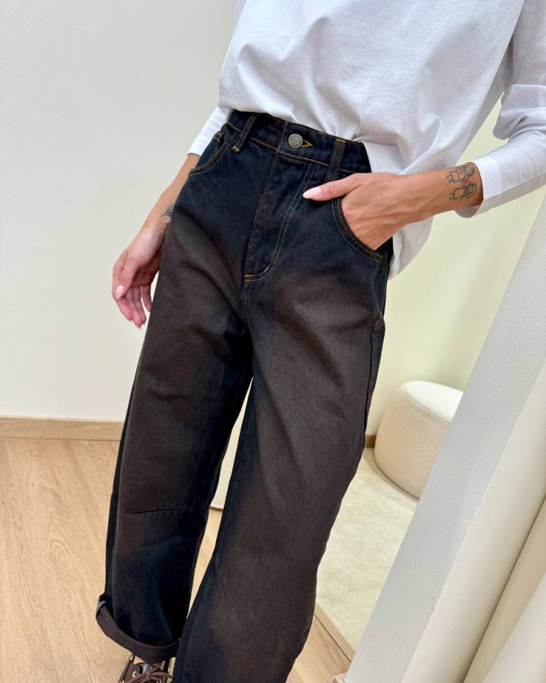 Jeans ferro di cavallo moro sfumato Souvenir Shop Online Jeans ferro di cavallo moro sfumato Souvenir