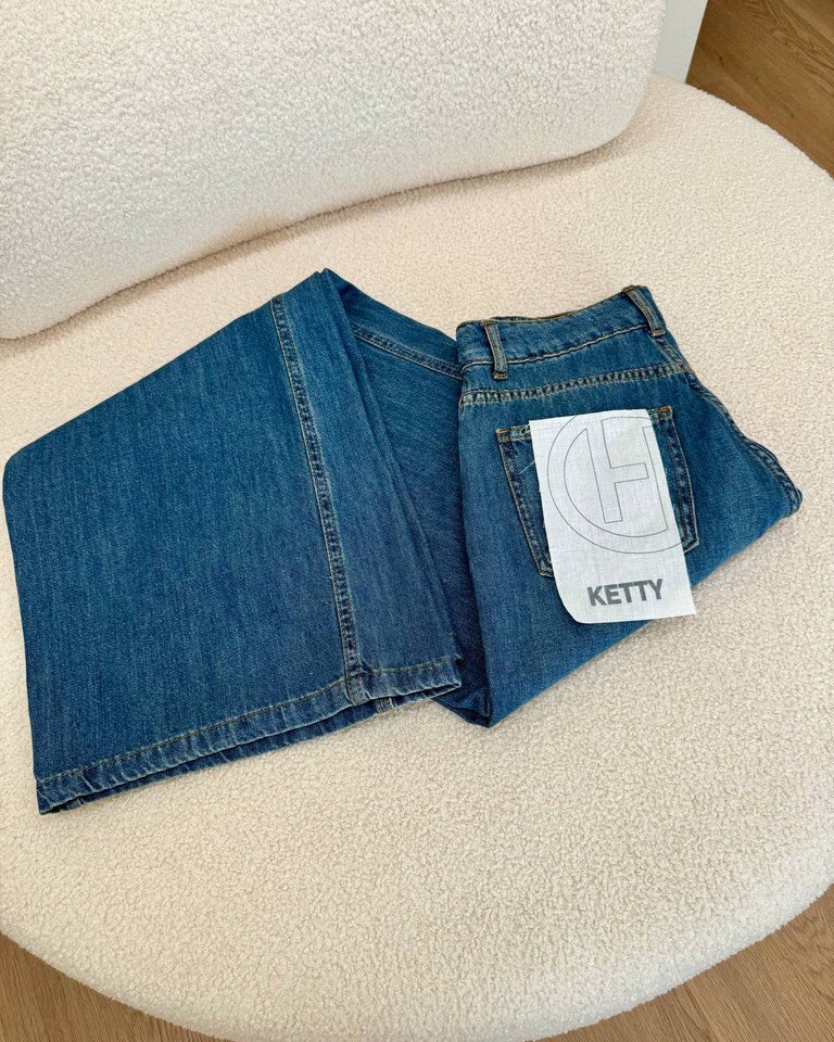 Jeans Ketty wide leg blu medio HaveOne Shop Online Jeans Ketty wide leg blu medio HaveOne