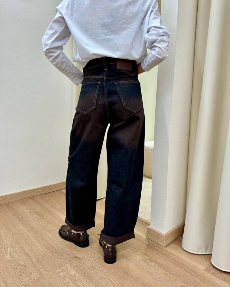Jeans ferro di cavallo moro sfumato Souvenir Shop Online Jeans ferro di cavallo moro sfumato Souvenir
