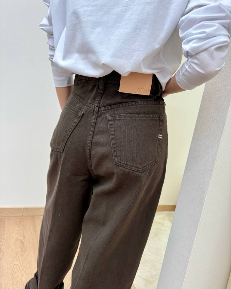 Jeans Laila relaxed fit moro Vicolo Shop Online Jeans Laila relaxed fit moro Vicolo