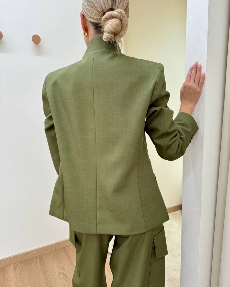 Giacca coreana verde militare HaveOne Shop Online Giacca coreana verde militare HaveOne