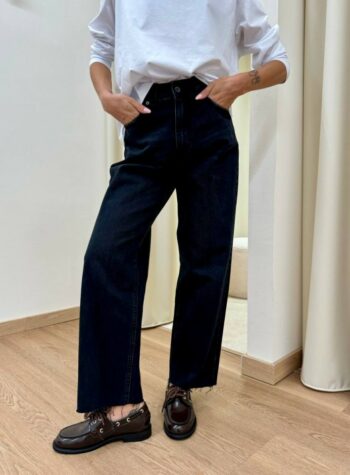 Shop Online Jeans Cleve taglio vivo nero sfumato Souvenir