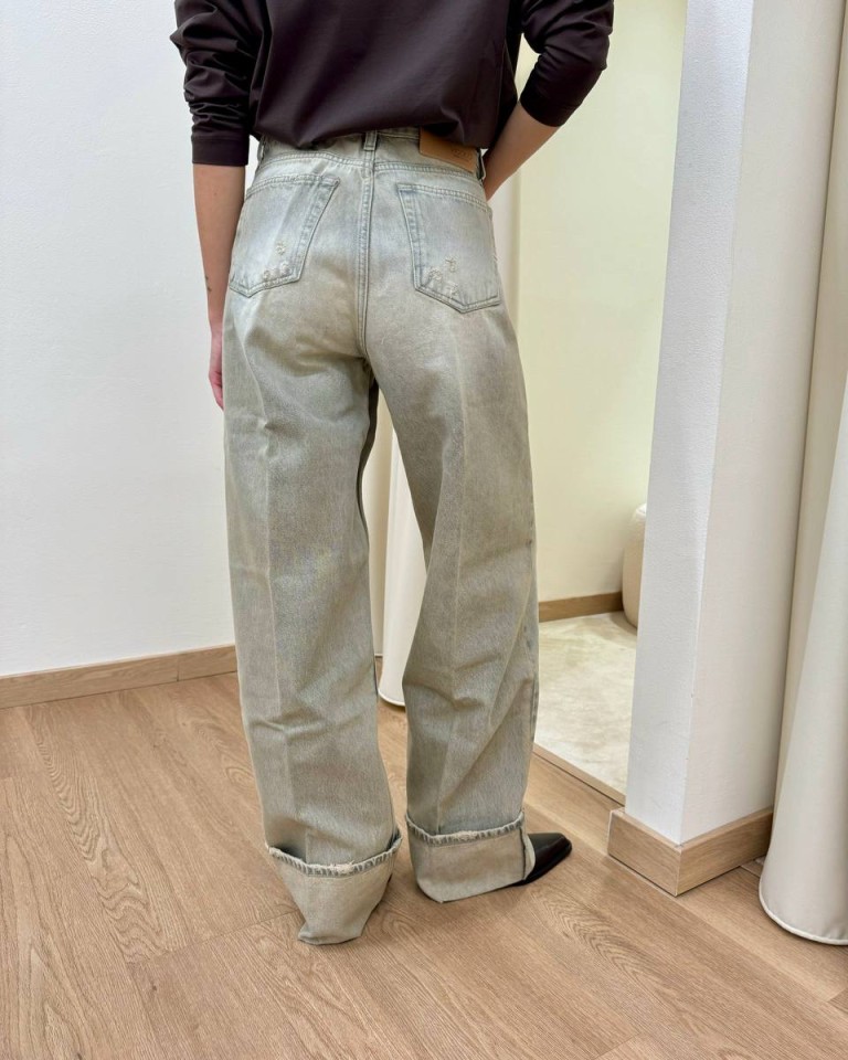 Jeans Xenobia grigio sfumato thè Vicolo Shop Online Jeans Xenobia grigio sfumato thè Vicolo