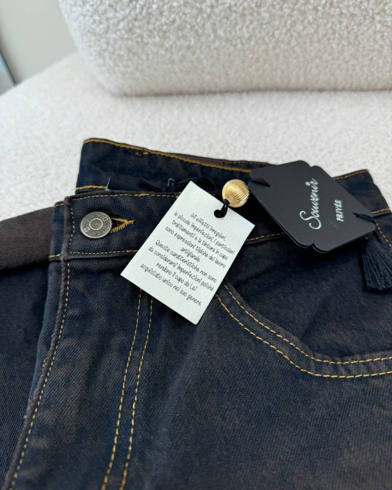 Jeans ferro di cavallo moro sfumato Souvenir Shop Online Jeans ferro di cavallo moro sfumato Souvenir