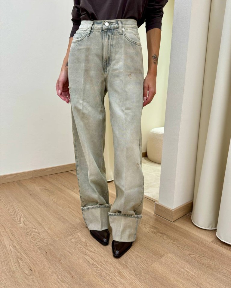Jeans Xenobia grigio sfumato thè Vicolo Shop Online Jeans Xenobia grigio sfumato thè Vicolo