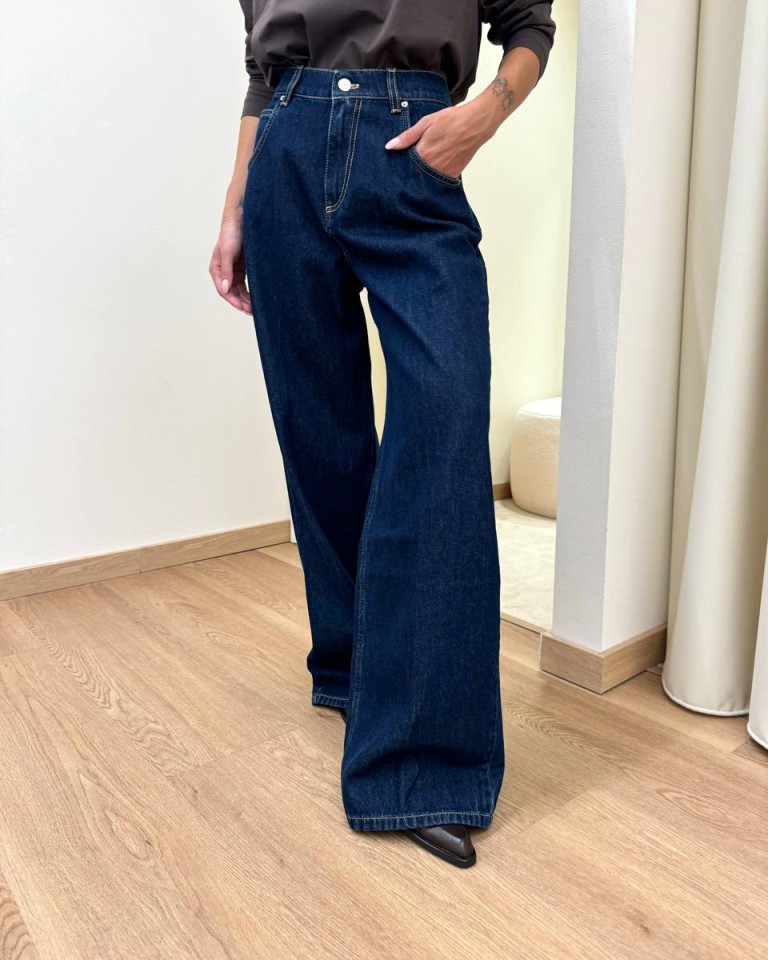 Jeans Mia baggy fit lavaggio blu scuro Vicolo Shop Online Jeans Mia baggy fit lavaggio blu scuro Vicolo