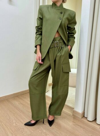 Shop Online Giacca coreana verde militare HaveOne
