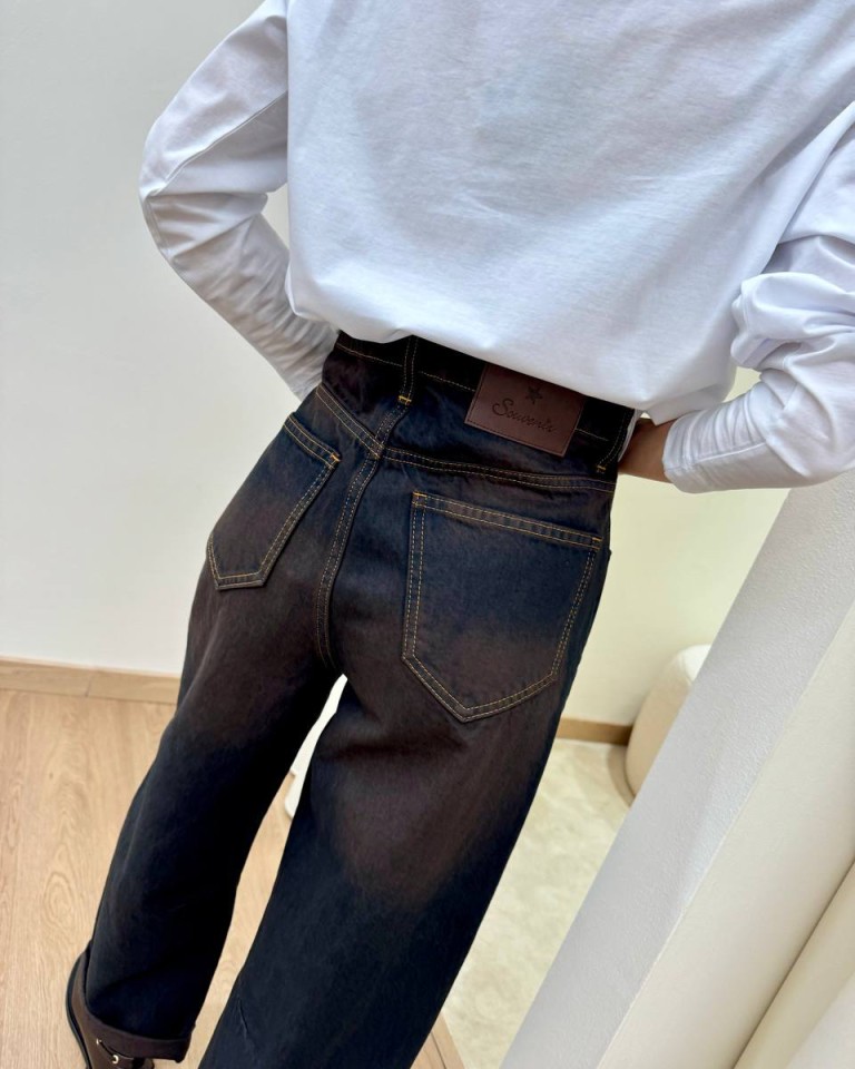 Jeans ferro di cavallo moro sfumato Souvenir Shop Online Jeans ferro di cavallo moro sfumato Souvenir