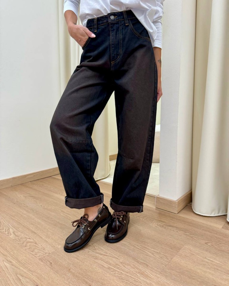 Jeans ferro di cavallo moro sfumato Souvenir Shop Online Jeans ferro di cavallo moro sfumato Souvenir