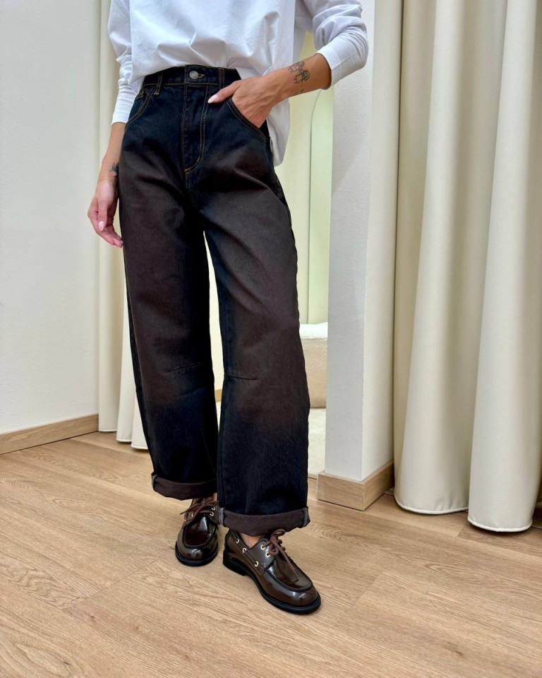 Jeans ferro di cavallo moro sfumato Souvenir Shop Online Jeans ferro di cavallo moro sfumato Souvenir