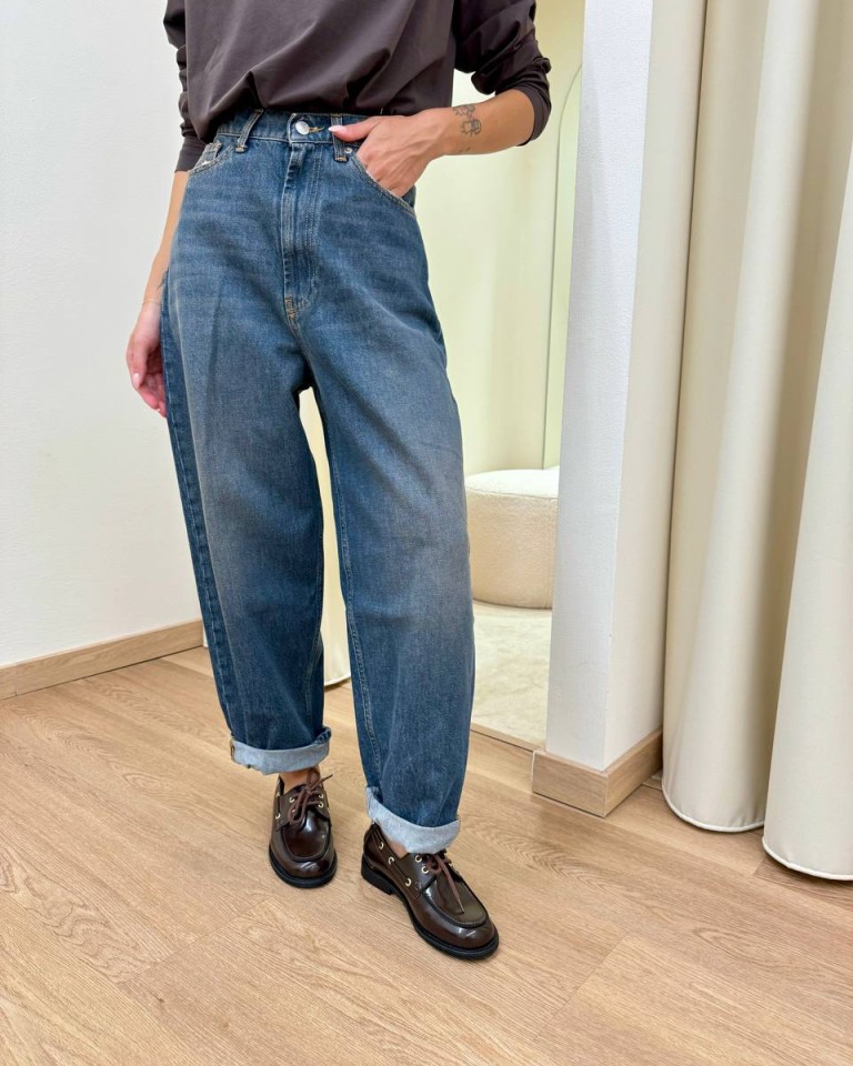 Jeans Laila relaxed fit blu sfumato Vicolo Shop Online Jeans Laila relaxed fit blu sfumato Vicolo