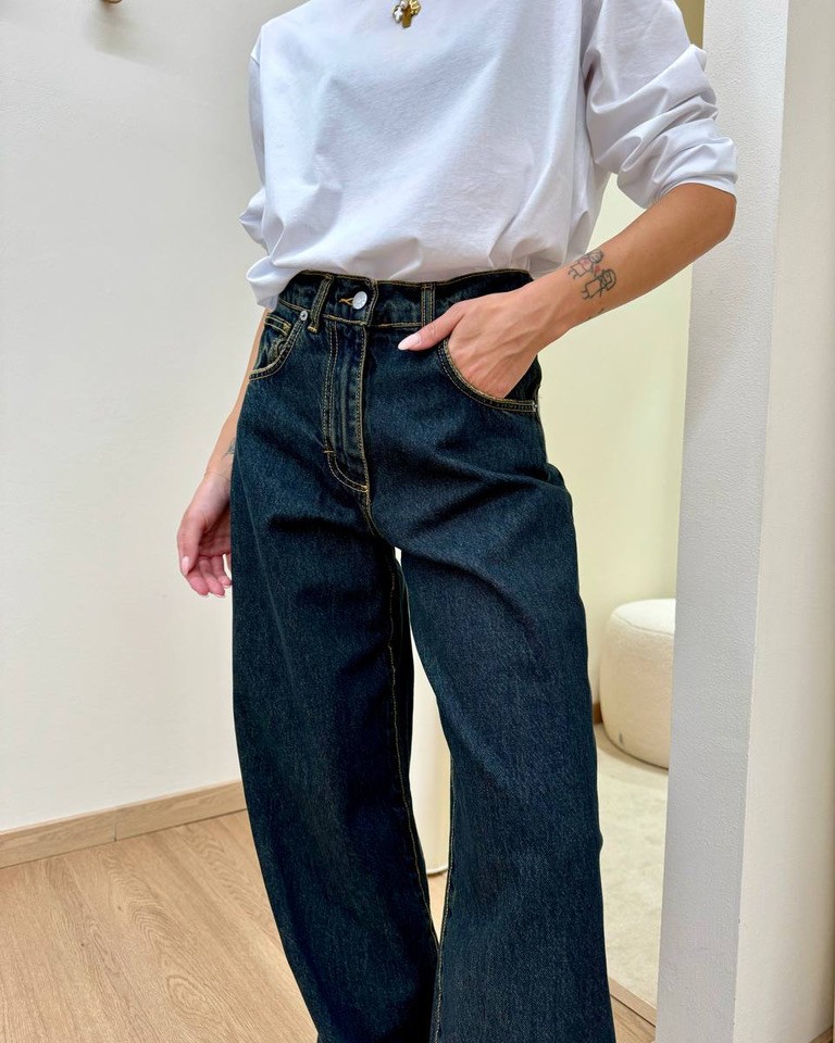 Jeans Bella blu scuro lavaggio thè HaveOne Shop Online Jeans Bella blu scuro lavaggio thè HaveOne