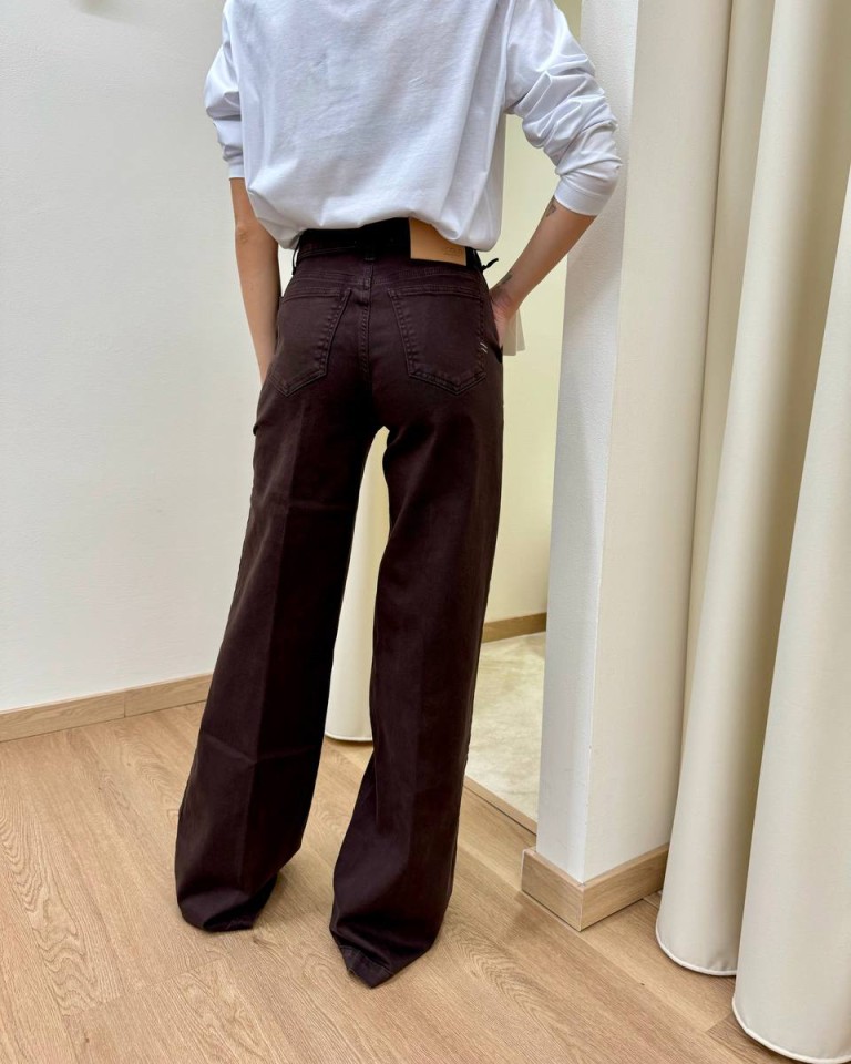 Jeans Elena palazzo moro Vicolo Shop Online Jeans Elena palazzo moro Vicolo