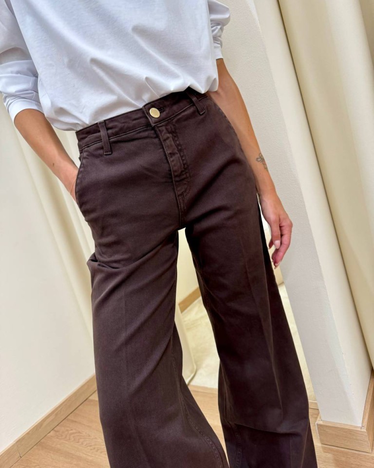 Jeans Elena palazzo moro Vicolo Shop Online Jeans Elena palazzo moro Vicolo