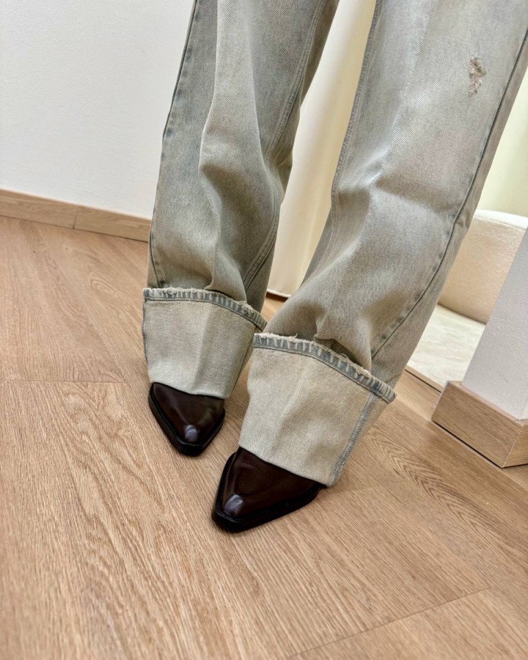 Jeans Xenobia grigio sfumato thè Vicolo Shop Online Jeans Xenobia grigio sfumato thè Vicolo