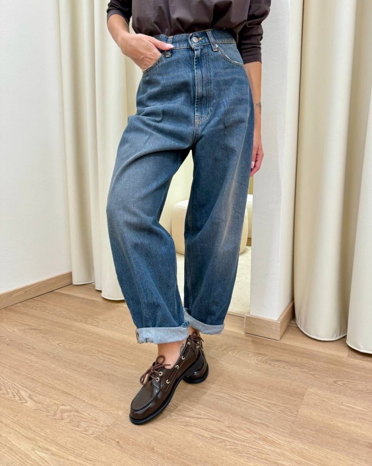 Jeans Laila relaxed fit blu sfumato Vicolo Shop Online Jeans Laila relaxed fit blu sfumato Vicolo