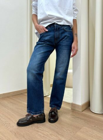 Shop Online Jeans Lily dritto blu sfumato HaveOne