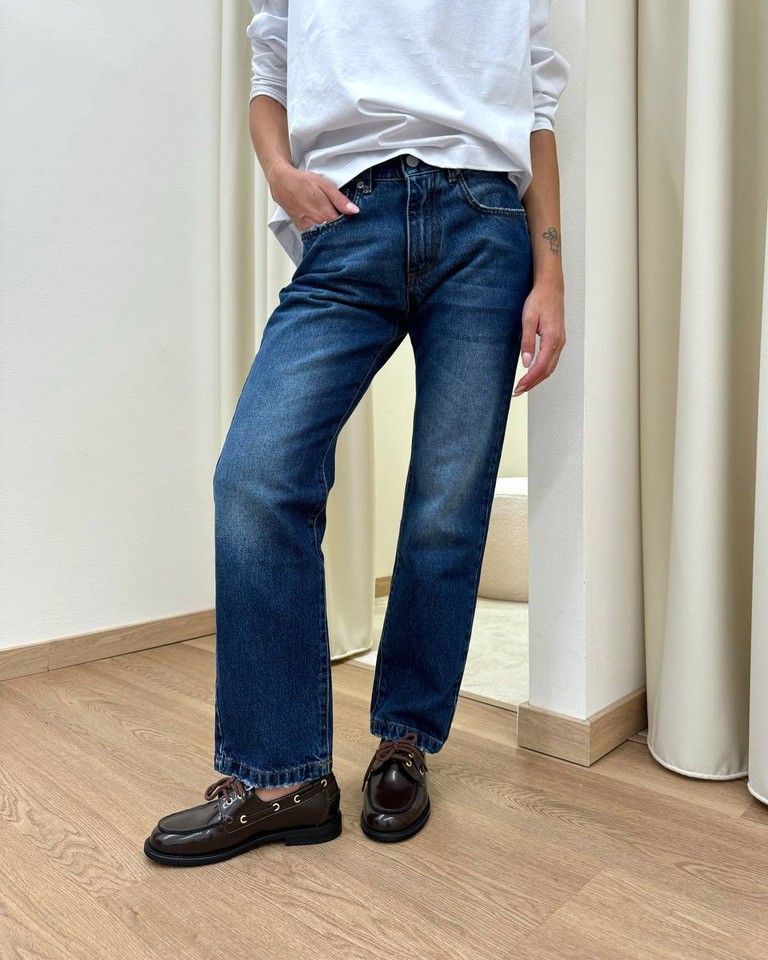 Jeans Lily dritto blu sfumato HaveOne Shop Online Jeans Lily dritto blu sfumato HaveOne
