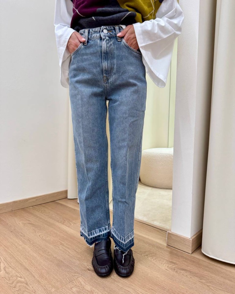 Jeans Kate denim blu ghiaccio Vicolo Shop Online Jeans Kate denim blu ghiaccio Vicolo