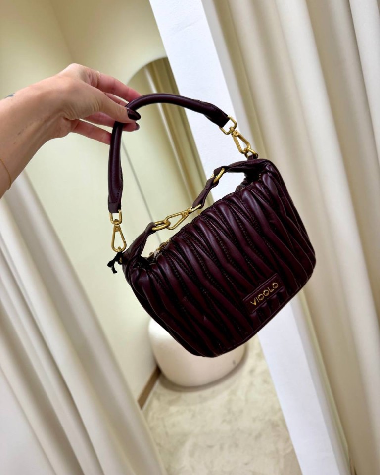 Borsa Hook melanzana Vicolo Shop Online Borsa Hook melanzana Vicolo