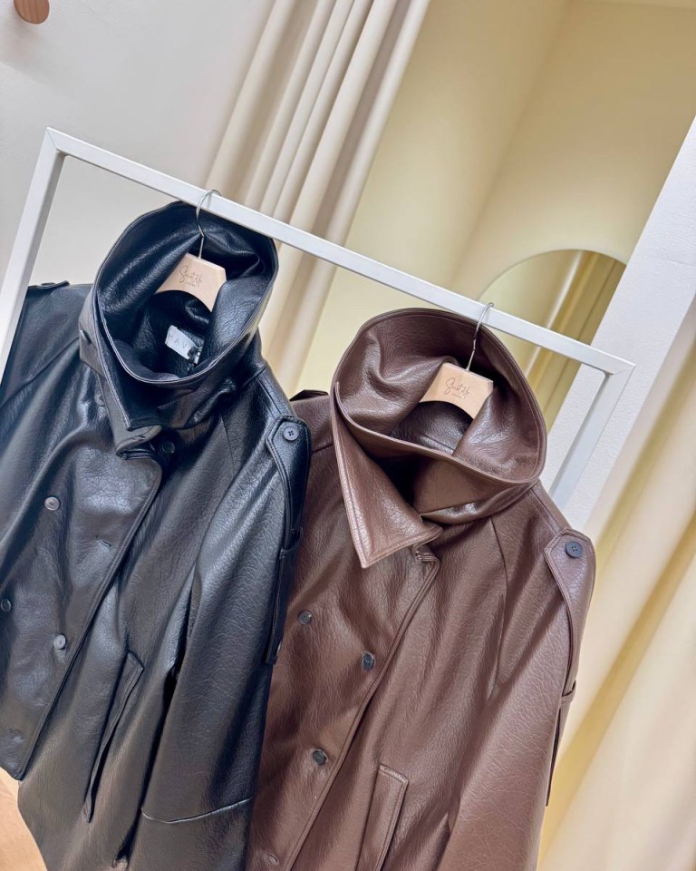 Bomber over maxi collo ecopelle nero HaveOne Shop Online Bomber over maxi collo ecopelle nero HaveOne
