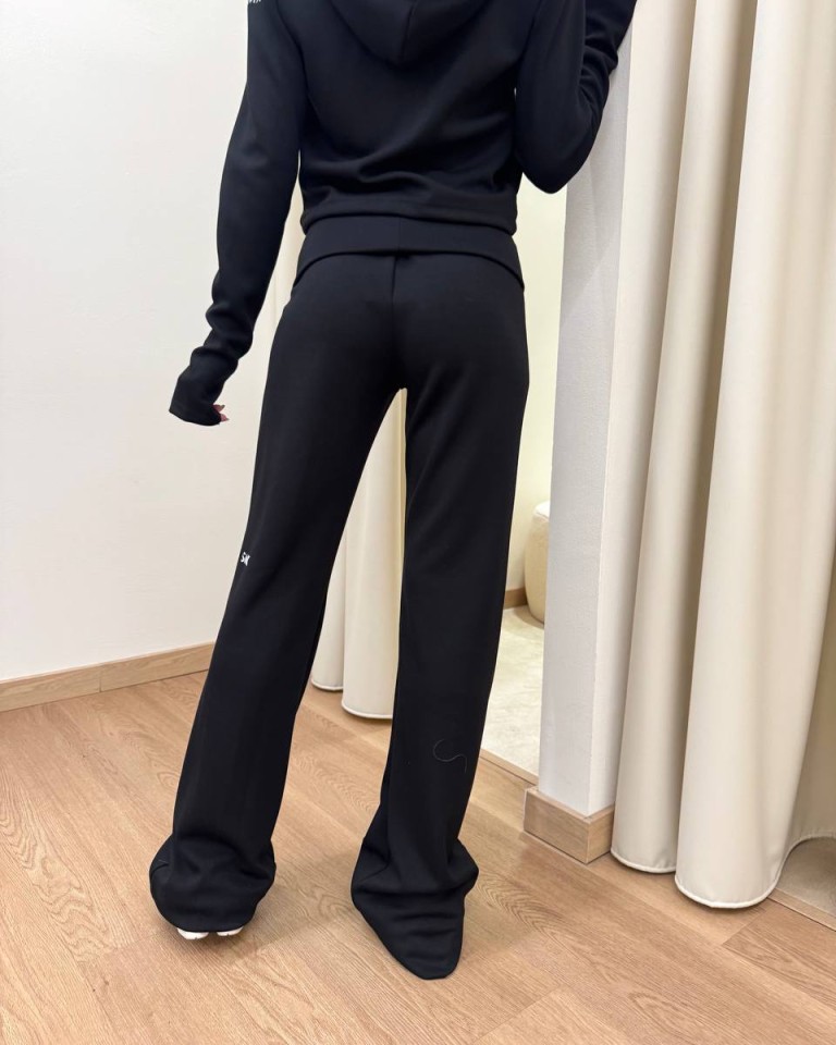Pantalone SMX flare nero Susy Mix Shop Online Pantalone SMX flare nero Susy Mix