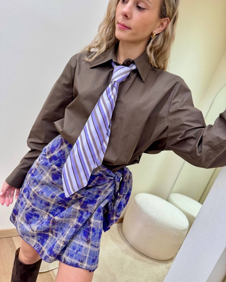 Camicia Nomad moro cravatta regimental lilla HaveOne Shop Online Camicia Nomad moro cravatta regimental lilla HaveOne