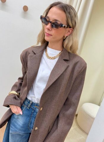 Shop Online Occhiale da sole Suva tartarugato petrolio OS Sunglasses