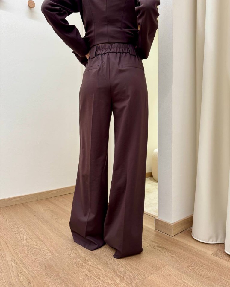 Pantalone palazzo classico moro Tensione In Shop Online Pantalone palazzo classico moro Tensione In