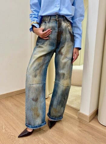 Shop Online Jeans Faller ferro di cavallo spennellato Souvenir